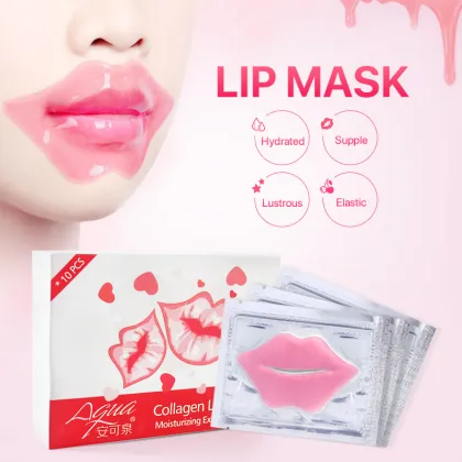 Private Label Collagen Lip Mask - Beauty Lip Crystal Rose Lip Mask