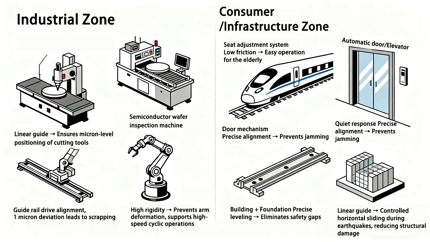 Linear Guide for CNC Machine