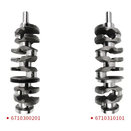 Factory Direct Crankshaft OEM 6710310101 & 6710300201: Compatible with SsangYong Korando, Korando Sports D20F, D20DTF, D20DTR, and Korando C