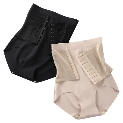 Women's Postpartum High Waisted Shaping Pants Belly Girdle Wrap Band