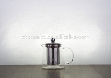 Hot selling large very heated transparent teapot