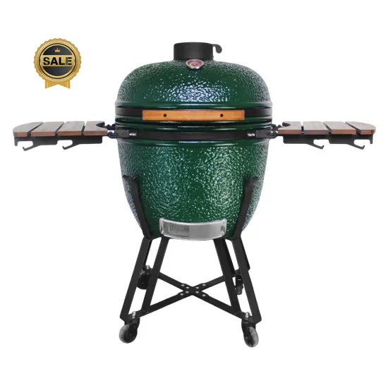 SEB KAMADO 23.5 inch Kebap Grill 21 24 26 Green Barbacoa De Ceramic Komado joe Smokeless Charcoal Bbq Grills