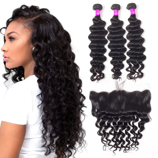 CELIE Drop Ship Loose Deep Curly Wave Chocolate Hair Weave 18 inch Brazilian 9A Virgin Human Hair Bundles Cuticle Aligned Hair