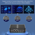 PC Mini Paparan Triple Industri Fanless