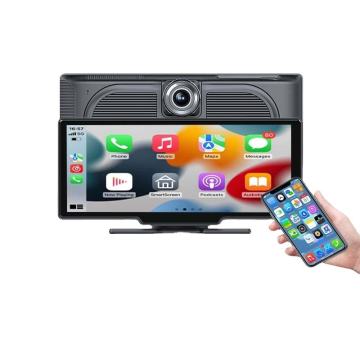 QSF New 10.26 inch 2K 1440P Android Car Dashboard Camera with Smart Touch Screen and Dual Lens Radio Audio System