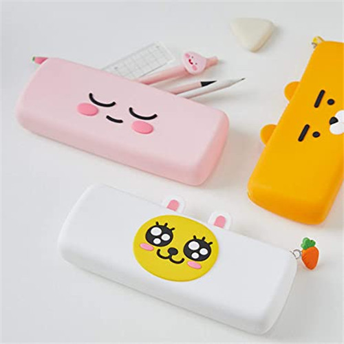 Portable Pencil Pouch Custom Cute Shape Silicone Pencil Case Supplier