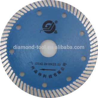 turbo diamond cutting disc for granite 125mm diamond saw blade