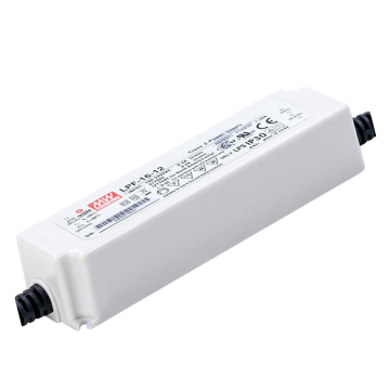 Mean Well LPF-16-15P 16W 15V LED Driver with PFC Function - Waterproof
