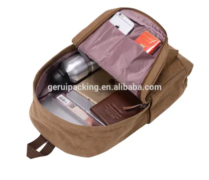 new korean style canvas backapck , leisure trend school bag for students ,canvas travel bag