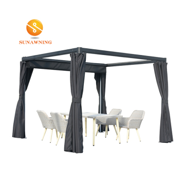 Sunawning 50pcs MOQ Motorized Tent Gazebo Pavilion with LED Lights and Curtains - Outdoor Garden Solution