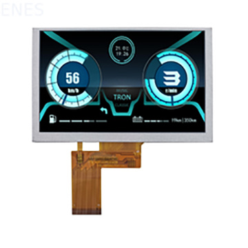 5.0 Inch 800x480 Square Shape TFT Display IPS View Angle