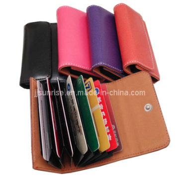 Leather Name Card Wallete with Leather