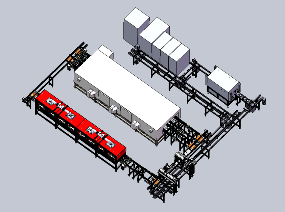 High temperature conveyor system High temperature conveyor system