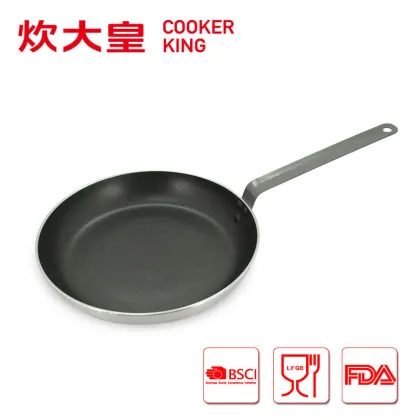 2015 Aluminium camping fry pan/Open Fry Pan