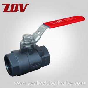 2PC 2000 PSI Seal welded Ball Valves Firesafe