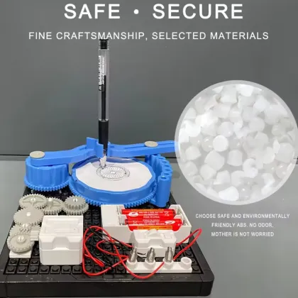 DIY Assembly Physics Scientific Experiment Kit Electric Drawing Instrument Circuit Machinery Educational Toys For Kids