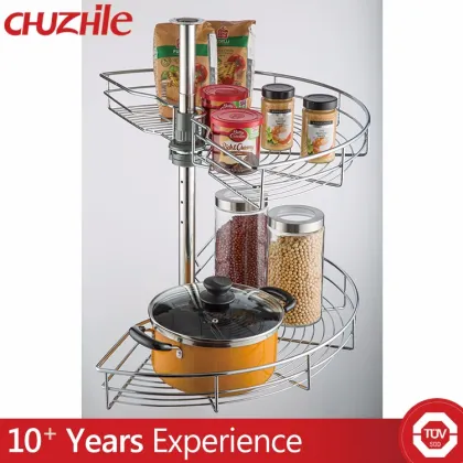 Modern Space-Saving Kitchen Magic Corner Storage Rack