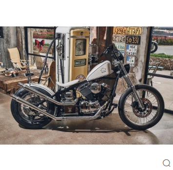 "Build a unique chopper motorcycle"