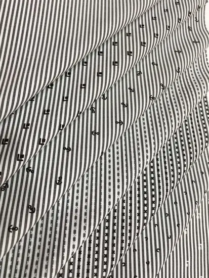 T/C Woven Yarn-dyed Stripe Printed Fabric For Processing