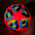 Tamanho 5 estrelas USB Recarregável Bola Bola Bola no Dark Football Soccer Ball Glow