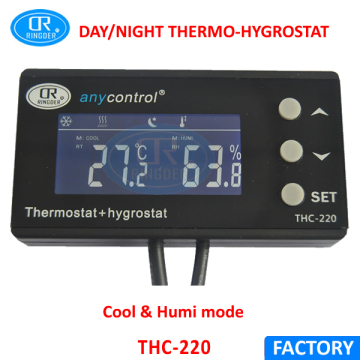 Ringder THC-220 Cyfrowy kontroler temperatury i wilgotności