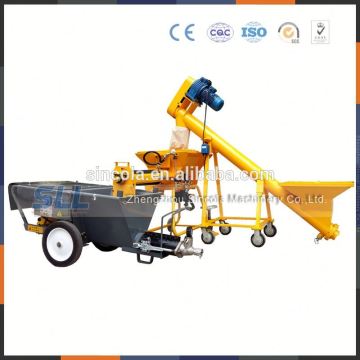 zhengzhou sincola constuct using mortar spraying machine