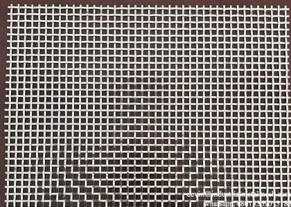 Bulletproof Architectural Woven Wire Mesh Decorative Laminated Glass For Banks