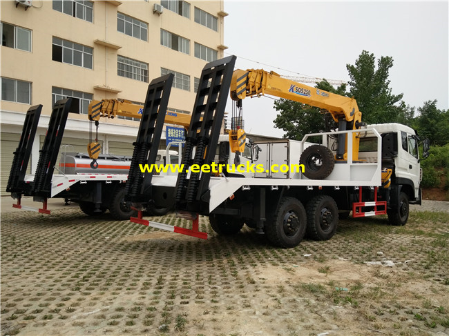 Dongfeng Wrecker mounted Cranes