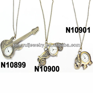 vintage pendant watch necklace