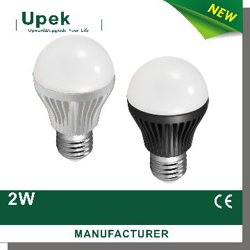Graphite built-in heat-sink 2w e27 solar led bulb 2W