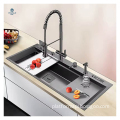 Multifunctional Nano Black Stainless Steel Kitchen Sink with Single Bowl - Top Hot Sale Item