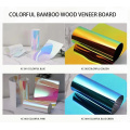 Bamboo Co-cytrusion 3D Wood veneer PVC Boam Bảng trang trí