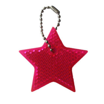 Reflective Plastic Keychain, Various Design, Painted, Customized Promotional