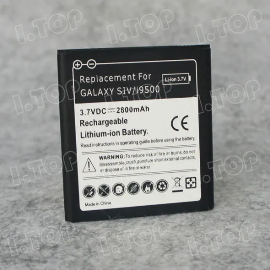 2800mAh Mobile Phone Battery For Samsung Galaxy S4 i9500 Li-ion Battery