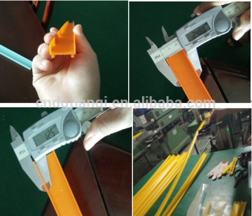 Professional extrusion manufacturer supply toys orbit plastic kids toys parts plastic track PP channel for toys building block