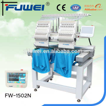 Two heads embroidery machine