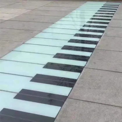 Outdoor LED Interactive Piano Lights