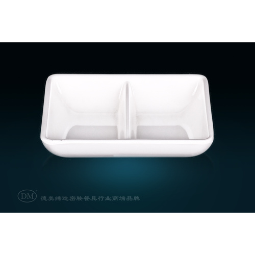 Melamine Set-2 Placa de salsa dividida