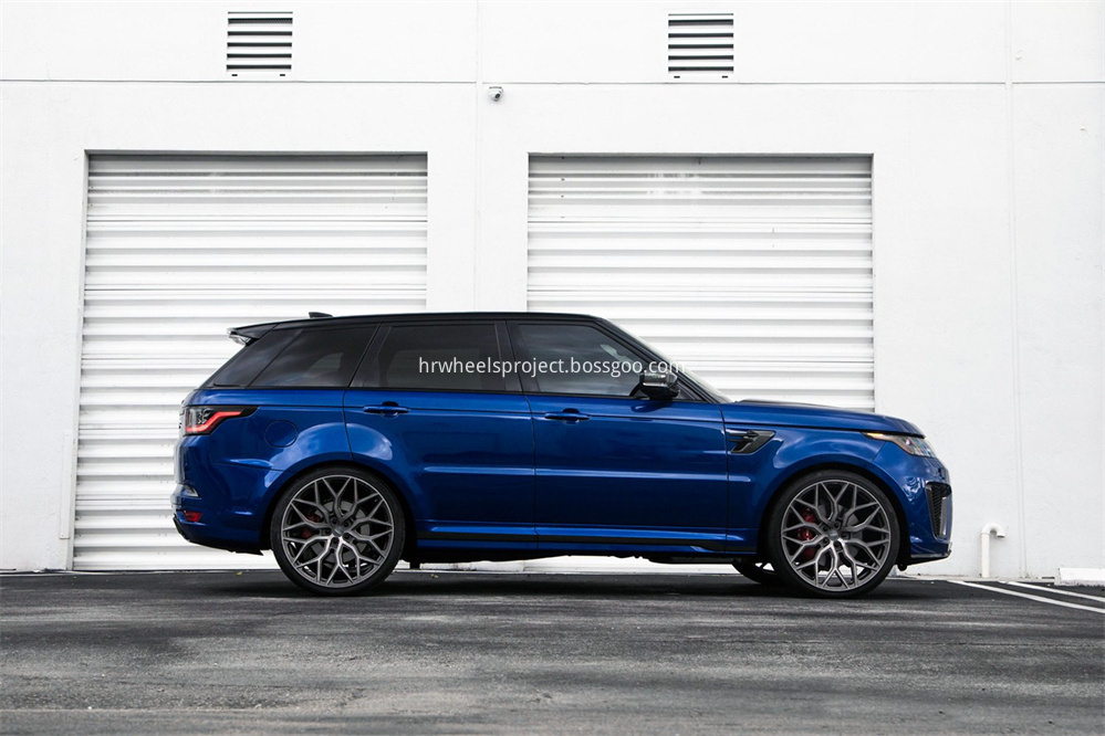 H R Tech Wheels Hr507 Gunmetal Tinted Land Rover Range Rover Svr 2