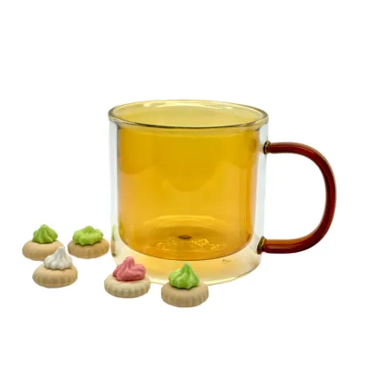OEM/ODM Custom Transparent Cups with Handle - High Borosilicate Glass Tea & Coffee Cups