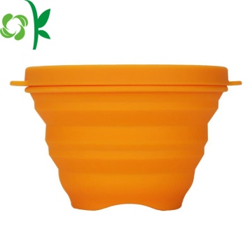 Food Container Silicone Collapsible Bottle With Lid