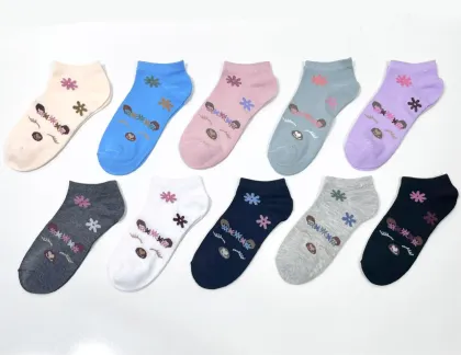 Custom colored polka dots socks