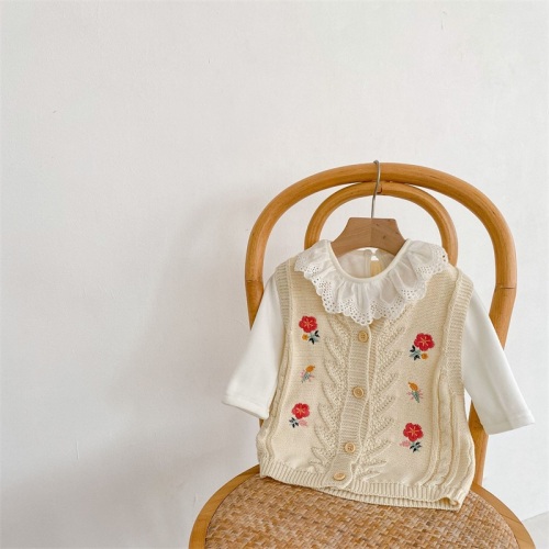 Sweater de malha infantil por atacado AW23