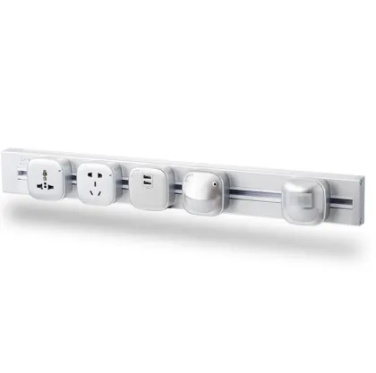 Desktop Track Power Movable Socket