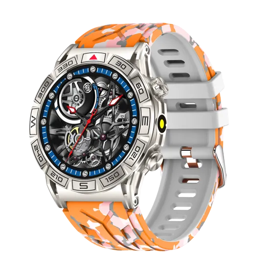 High-Quality Unique Smart Watch: Waterproof 1ATM, 1.43\" AMOLED OLED, Heart Rate Tracker, Fitness Function - KC80 1ATM Smartwatch