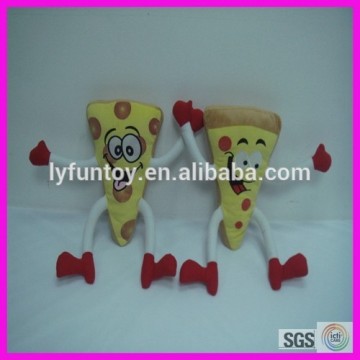 plush &stuffed pizza,plush doll