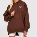 Bruna kvinnors hoodies grossist till försäljning