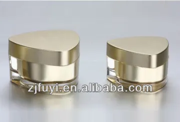 5ml 10ml 15ml 30ml 50ml Triangle-shaped Acrylic Cream Jars for Cosmetics Packaging