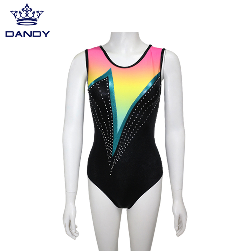 Leotards de gimnàstica professional a l'engròs amb pedreria