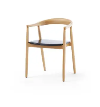 Beech Dining Chair Leather upholstery Dining Room Furniture
